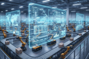 IA aplicada otimizando cadeia de suprimentos com automação inteligente